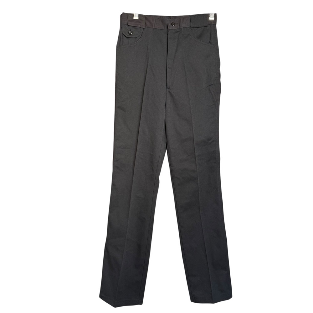 Firenze Boys Cargo Chino Pants Black Size 16 R NWT Prep School Uniform Vintage
